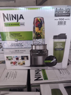 Ninja BN401 Nutri-Blender Pro Auto-iQ 1100W Personal Blender NEW 2x 32oz Cups