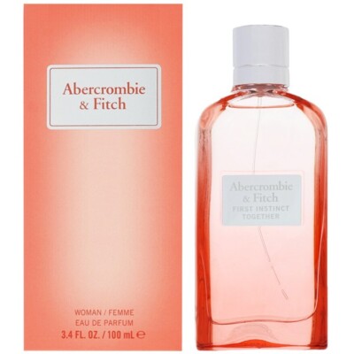 ABERCROMBIE & FITCH FIRST INSTINCT TOGETHER FOR HER 100ML EDP SPRAY BRANDNEU