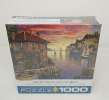 Eurographics Puzzle 1000 Piece Jigsaw - Mediterranean Harbour EG60000962