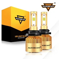 AUXBEAM HB4 9006 LED Headlight Bulbs Conversion Kit Low Beam 6000K White 2PCS