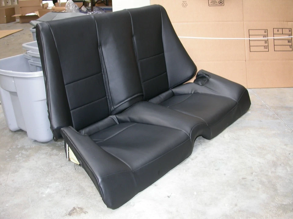 FUNDAS ASIENTO TRASERO BMW 325CI CONVERTIBLE 2001-2013 IGGEE S. CUERO AJUSTE PERSONALIZADO Foto 3 de 4