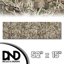 Camo Decal Wrap Vinyl 52x15 Truck Camo Tree Print Camouflage - Original Buck D