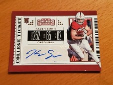 2019 Contenders Draft #155 Kaden Smith Stanford 49ers Rookie TE Auto C