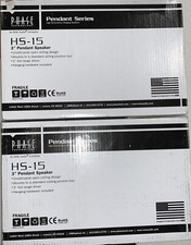 (2 New) Phase Technology Hanging Pendant Speaker (white) Hs-15