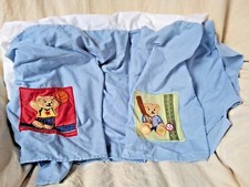 Kidsline Go Team Baby Nursery Crib Skirt With Bears Sports Theme Blue Soccer