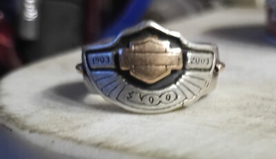 Harley-Davidson 100周年記念リング　18号 100 year anniversary harley davison ring 1903-2003 925 sterling