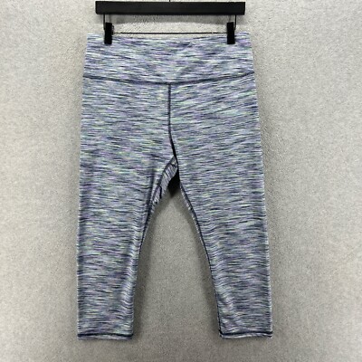 RBX Leggings Womens Size Large Capri Multicolor Running Pull On Performance