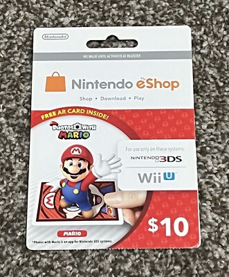 Photos with Mario Nintendo 3DS Augmented Reality AR Cards New