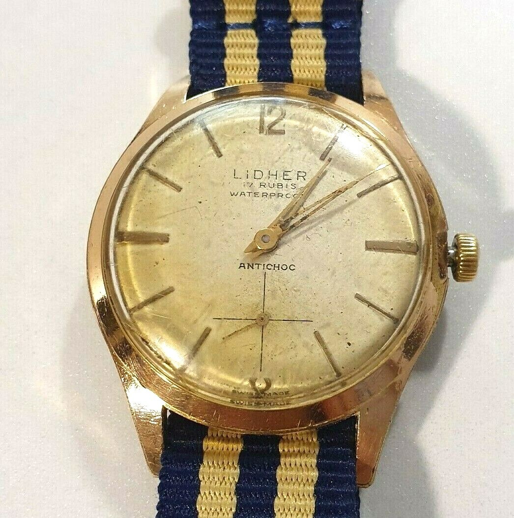 Купить Orologio uomo Vintage LIDHER Meccanico Swiss Made 36 на Аукцион DE  из Германии с доставкой в Россию, Украину, Казахстан