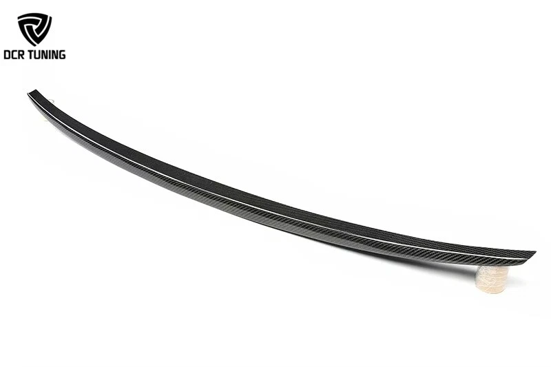 Labio de alerón de maletero de fibra de carbono estilo M3 para BMW E46 1998-2006 serie 3 cupé Foto 2 de 4