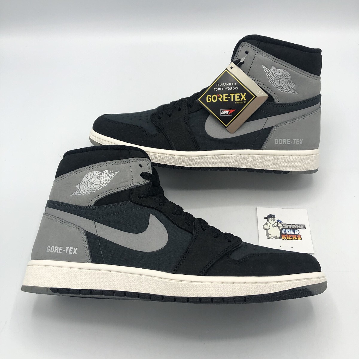 Size 10.5 - Air Jordan 1 Element GORE-TEX High Black Particle Grey