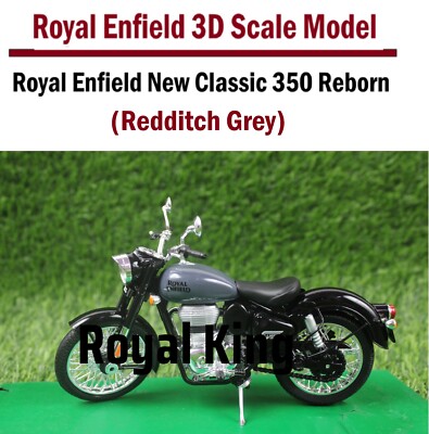 Royal Enfield New Classic 350 ''Redditch 3D Scale Model'' 1:12, Redditch Grey