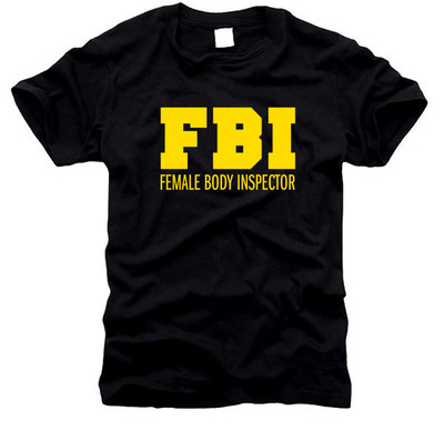 FBI - Herren-T-Shirt, Gr. S bis XXXXL