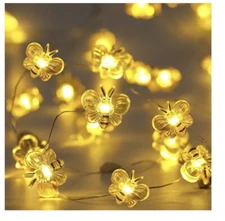 Garden Collection LED Light Set 10 Lights Bee Shaped 