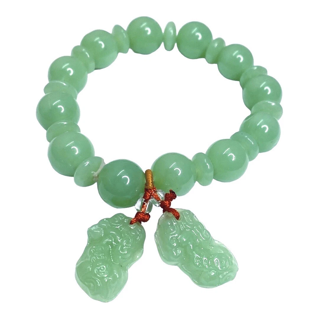JADE Bracelet GEMSTONE Bracelet High Quality Jade Beads Handmade