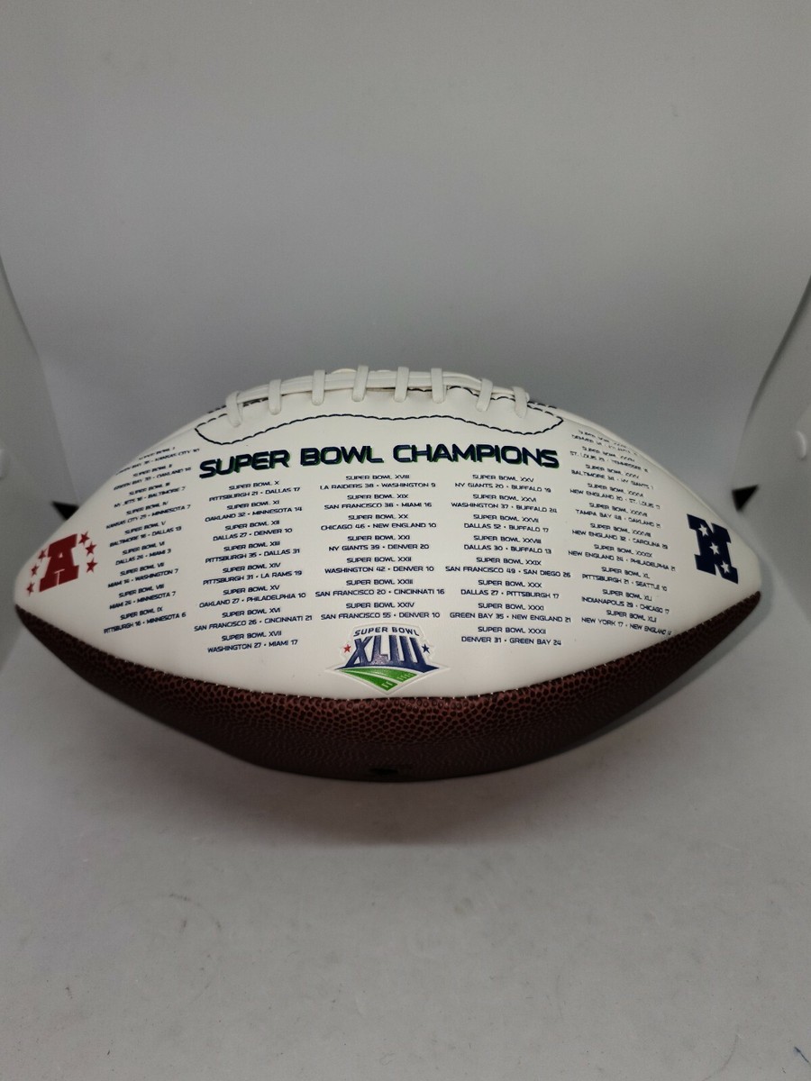 Super Bowl XLIII Commemorative Football Tampa Bay 02-01-09 | eBay