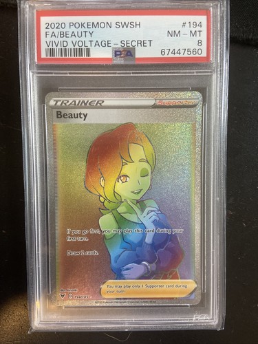 Beauty graded PSA 8 for sale on eBay