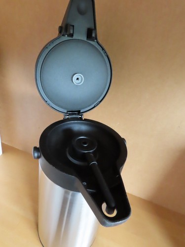 Pumpkanne Thermoskanne Isolierkanne Pumpthermoskanne Edelstahl ca. 2,5L - Bild 8 von 11