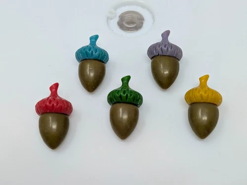 Sneaky Snacky Squirrel Game Replacement Pieces Parts Acorns Lot of 5 - 1/color