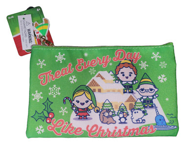Warner Brothers Pencil Pouch - New - Elf  ''Treat Every Day Like Christmas''