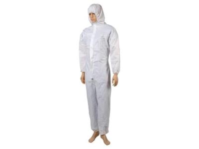 DT115GT Protective coverall Size: L white Series: DT115 V: with a hood DELTA PLU