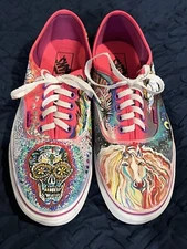 Size 8.5 - VANS Authentic Custom Multi-Color
