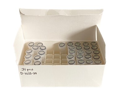 (31 Pcs) BENCHMARK BeadBug 2mL Prefilled Tubes 2.8mm Stainless Beads Acid Washed
