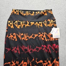 Lularoe Women's Medium Black Geometrical Skirt NWT