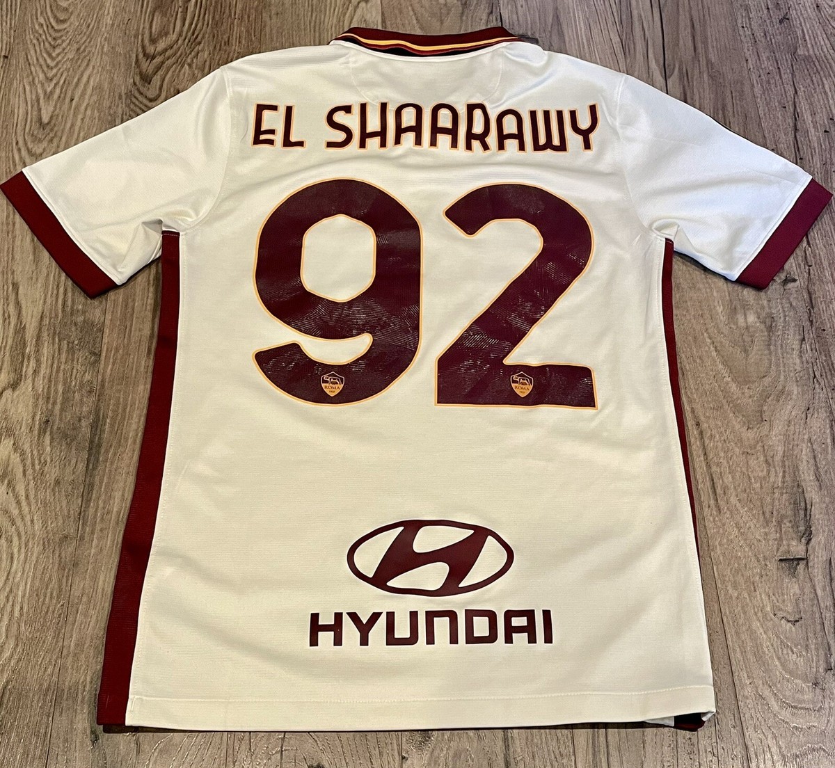 NIKE ASローマ 2018 ユニフォーム エル・シャラーウィ #92 Nike AS Roma 2020/21 Jersey EL SHAARAWY #92 Men's Size Small