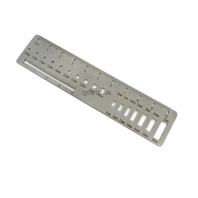 Measuring Ruler for Kirschner wire Drill Screw Plate measuring diameter ...
