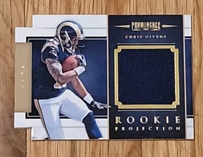 2012 Panini Prominence - Rookie Projection Materials #7 Chris Givens # 256/299 