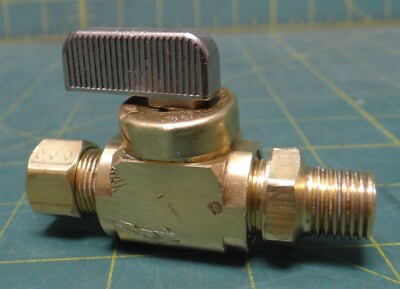 Dahl Mini-Ball Valve Petcock & Gauge Cock 521-61-61 J014 A112.18.1