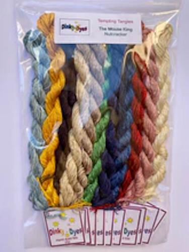 10% Off Dinky Dyes Silk Pack for Tempting Tangles Design - Mouse King Nutcracker - Picture 1 of 2