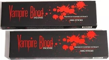 TWO BOXES of VAMPIRE BLOOD INCENSE STICKS 100 GRAM SIZE (200 grams total)