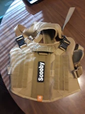 Goat Trail Tactical Scooby Dog Harness Brown Size XL