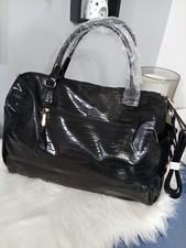 BNWT  Crocodile Design  Tote Large Travel Overnight Weekend handbag UK