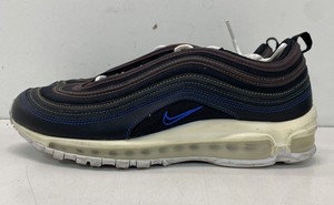 Nike Air Max 97 Multi-Color Rainbow Stitching Black Sneakers Women's Size 10