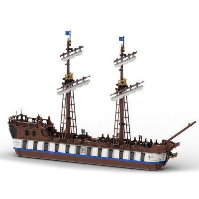 Armed Merchant Ship for Pirates Theme 2423 Pcs Nautical MOC Building Set