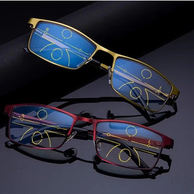 German Intelligent Color Progressive Auto Focus Reading Glasses See More Clearly
