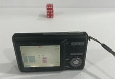 Casio Exilim EX-Z70 7.2MP Digital Camera Black READ Tested Works No Charger