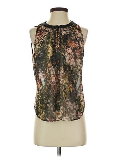 SW3 Bespoke Women Brown Sleeveless Blouse P