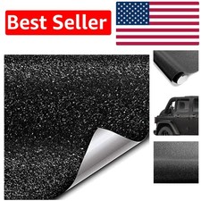 Black Indestructible Truck Vinyl Wrap 1ft X 5ft - Ultimate Durability And Style