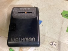 Sony Walkman SRF-39 Portable AM/FM Radio w/ Belt Clip, Black UNTESTED