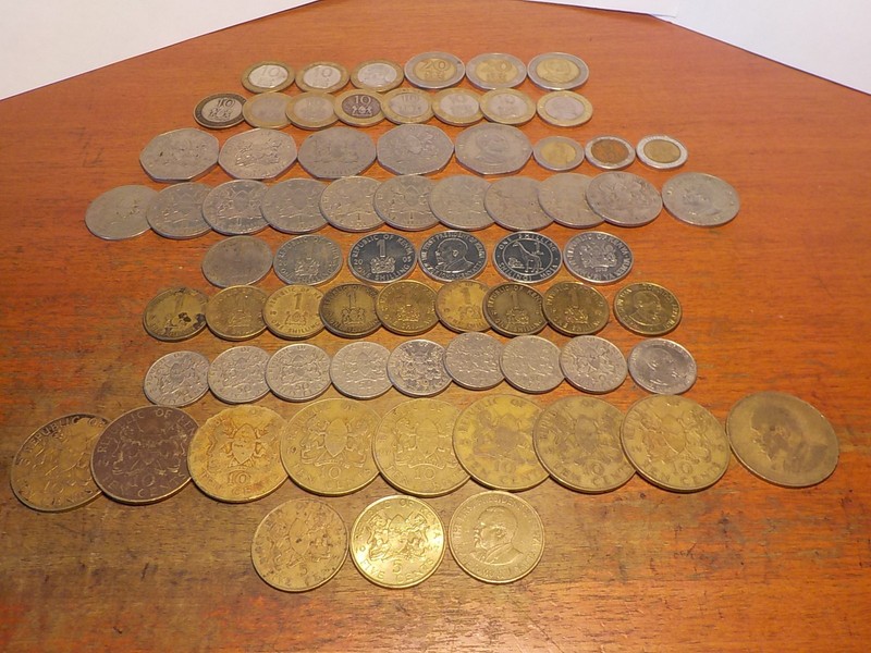 Mixed lot of Circulated Coins from Kenya