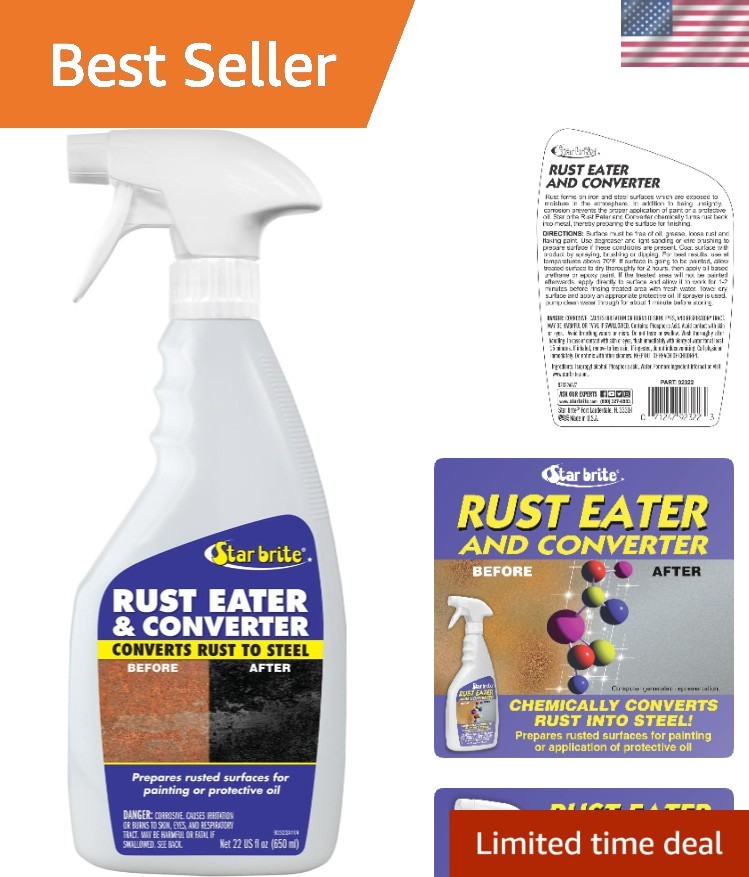 Rust Eater & Converter - Chemically Converts Rust Into Steel