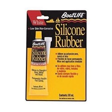 Boat Life Sealant Silicone Rubber Tube, White, 3oz
