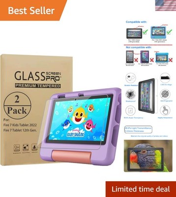 Ultimate Protection: 2 Pack Scratch Resistant Screen Protector for 7  Tablet