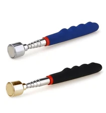2 Pieces Magnetic Telescoping Pick-Up Tool with Pocket Clip 20 Lb Extendable Mag
