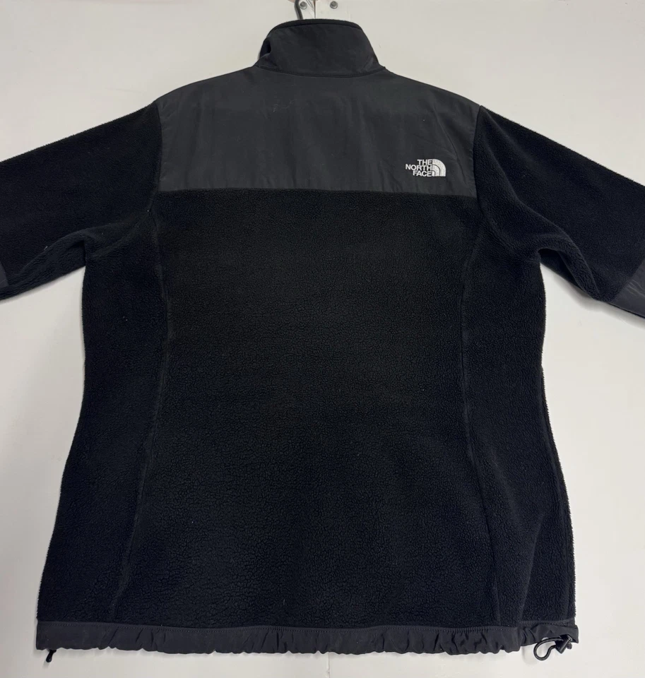 Chaqueta polar Denali negra XL Polartec cremallera completa The North Face para mujer Foto 4 de 4
