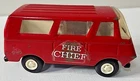Vintage Tonka Fire Chief Van Red Pressed Steel Truck Car Toy 5 Inch
